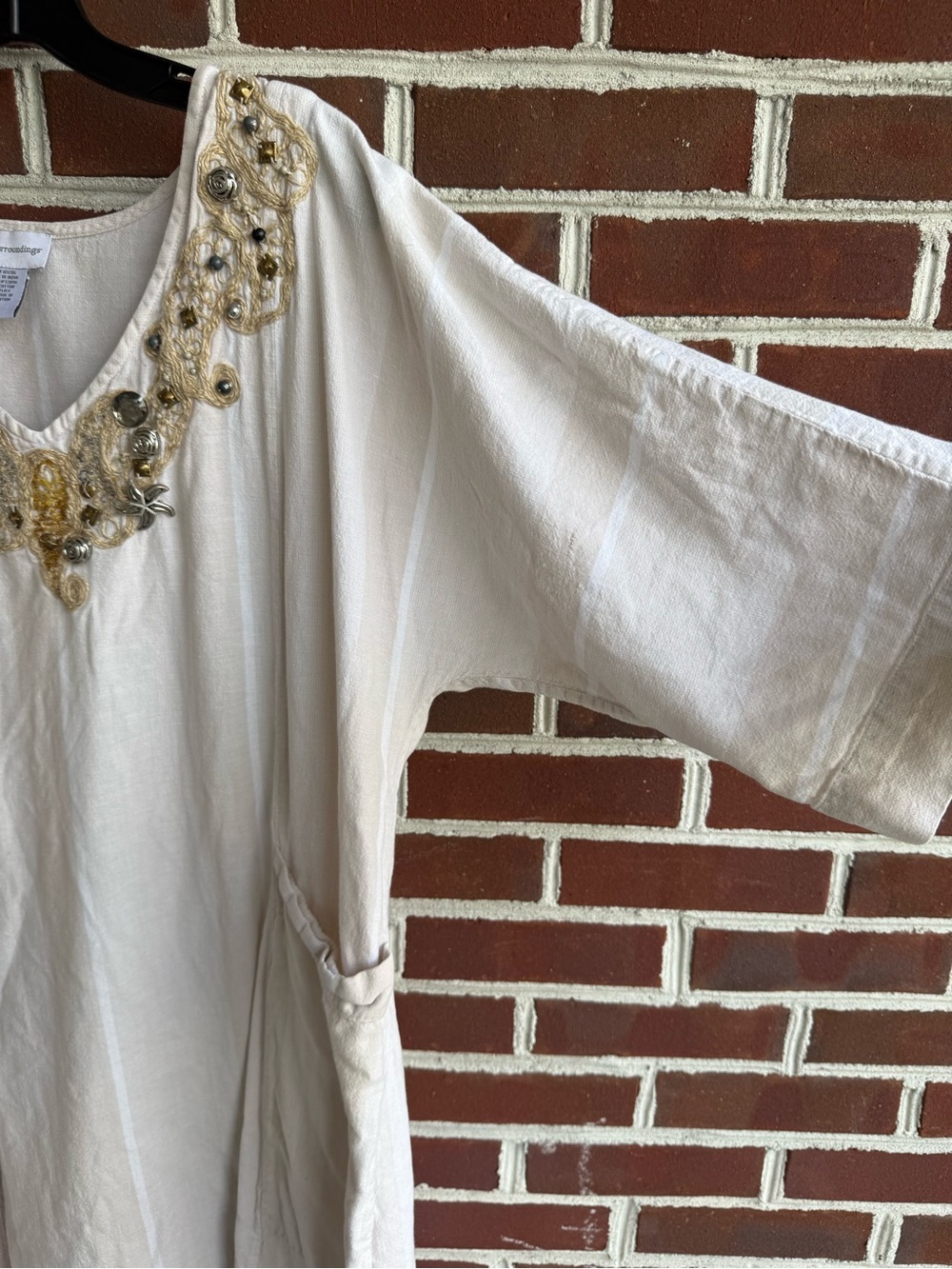 Soft Surroundings Cream Cotton/Flax Blend - Picture 7 of 13
